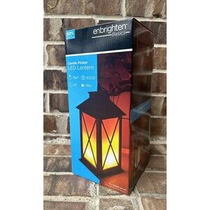 ENLIGHTENED LATERN LED CANDLE FLICKER NIGHT LIGHT ACCENT LIGHT Model 76653
